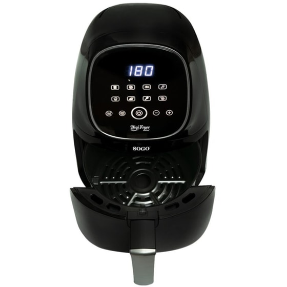 SOGO FRE-SS-10800 με Αποσπώμενο Κάδο 1000 W 2 L Μαύρο Φριτέζα Αέρος image 4