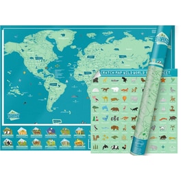 SCRATCH MAP WORLD MAP