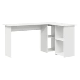 Γραφείο VidaXL από Επεξεργασμένο Ξύλο 142x102x73 cm - Λευκό