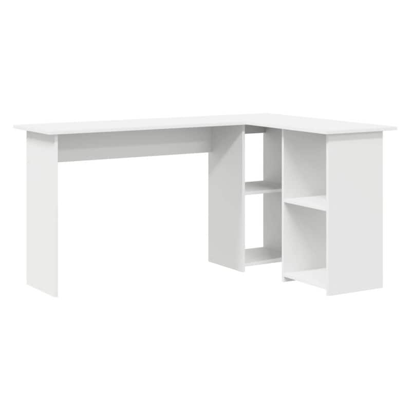 Γραφείο VidaXL από Επεξεργασμένο Ξύλο 142x102x73 cm - Λευκό