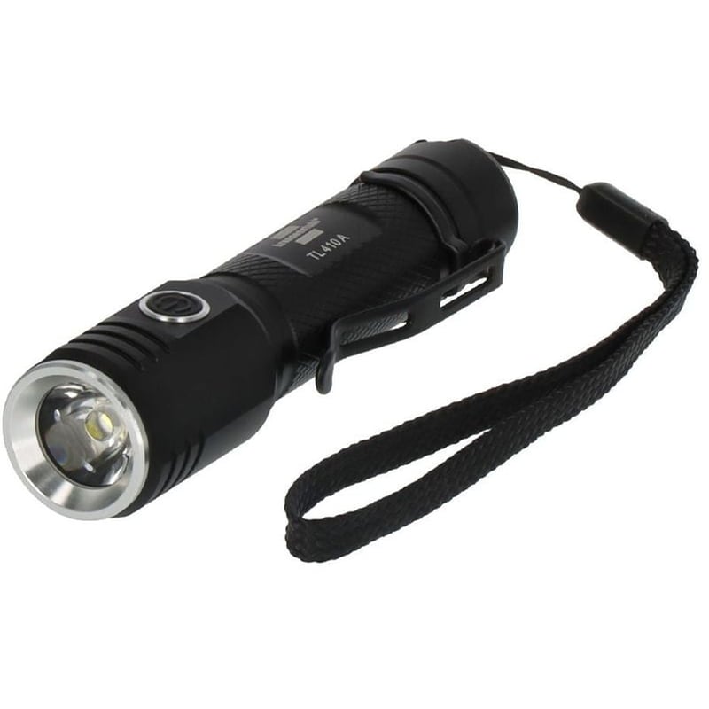 BRENNENSTUHL Φακός Brennenstuhl Led Επαναφορτιζόμενος 020075 - Μαύρος