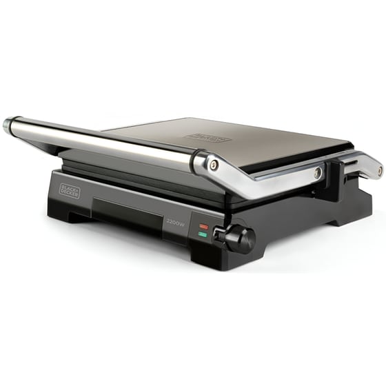 Τοστιέρα BLACK & DECKER BXGR2200E 2200 W Ασημί image 0