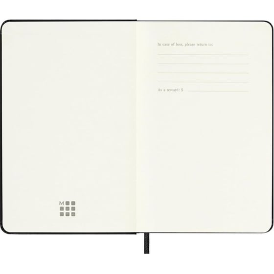 Ημερολόγιο Εβδομαδιαίο Moleskine 2025-2026 18Μ Οριζόντιο Pocket Black Hard image 3