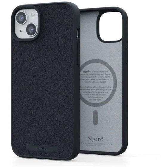 Θήκη Apple iPhone 15 Plus - Njord Suede MagSafe Case - Black image 0