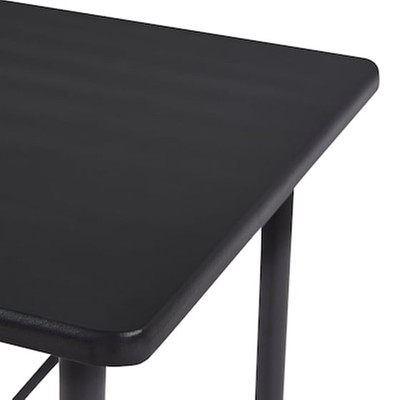 Τραπέζι Μπαρ Vidaxl από Mdf  120x60x110 cm - Μαύρο image 5