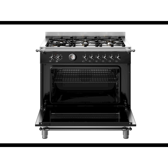 BERTAZZONI HER96L1ENET 86 Lt Μαύρο Κουζίνα Μεικτή Αερίου image 1