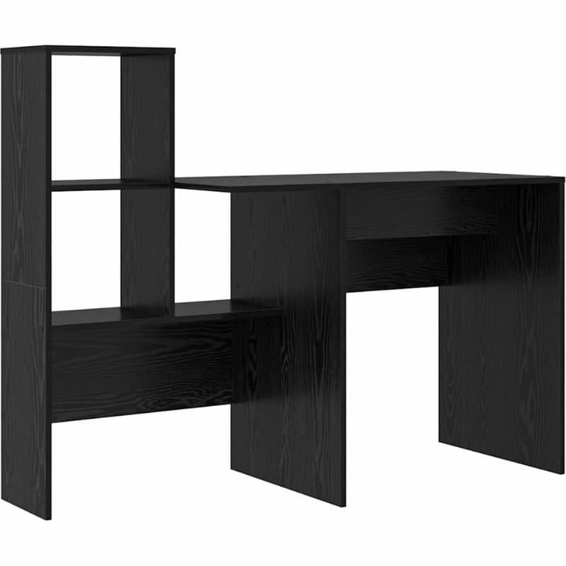 Γραφείο VidaXL από Επεξεργασμένο Ξύλο 131,5x50x106,5 cm - Μαύρη Οξιά