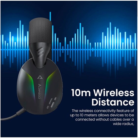 Gaming Set Armaggeddon Cosmic V Ultraclear Gravity + Gaming HeadPhone Stand Armaggeddon HPX-100B - Black image 3
