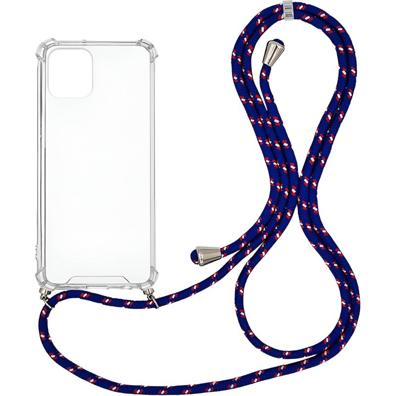 Θήκη Apple iPhone 12 Mini - Sonique Armor Clear - Rainbow Μπλε