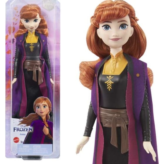 Κούκλα Mattel Disney Frozen Anna (HLW50) image 0