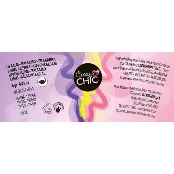 Clementoni Crazy Chic Παιδικό Lip Balm Happy Animals 1 Τμχ - Τυχαία Επιλογή Σχεδίου image 4