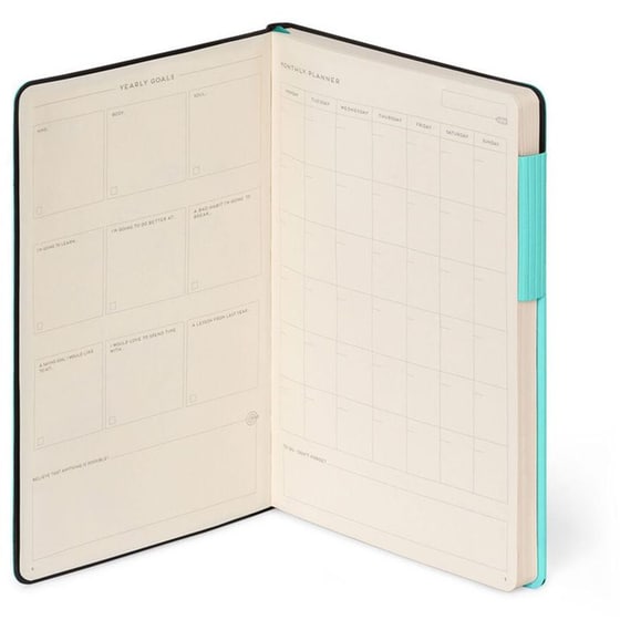 Σημειωματάριο Legami Ριγέ Medium Aquatic Awe image 3