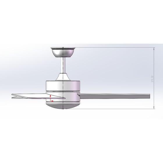 IQ CF-4215 55W 106cm Ανεμιστήρας Οροφής με Φως και Τηλεχειριστήριο Λευκό image 1