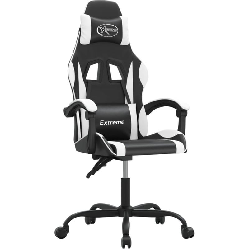 Καρέκλα Gaming VIDAXL 349572 από Τεχνητό Δέρμα - Μαύρο