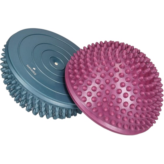 Δίσκος Ισορροπίας Navaris Hedgehog Balance Pods 16x8 cm - Μπλε/ Ροζ image 0
