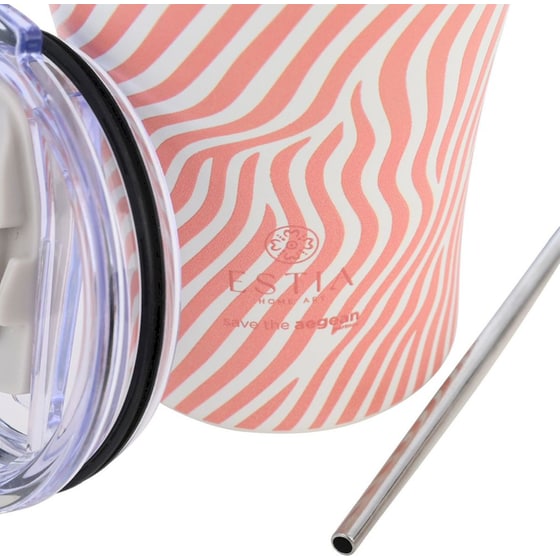 Κούπα Θερμός Καφέ Estia Home Art Save the Aegean Soft Ripple 350ml image 1