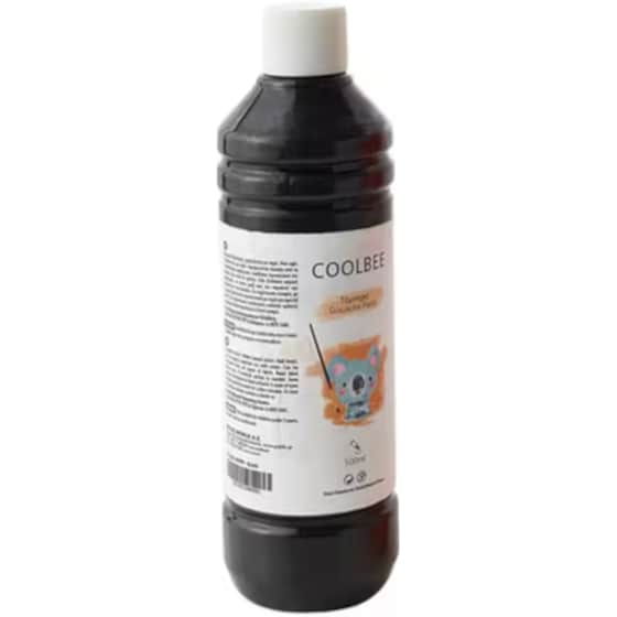 Χρώμα Τέμπερα Coolbee 500Ml Μαύρο image 0