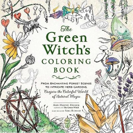 The Green Witch's Coloring Book image 0