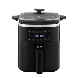 IZZY IZ-8241 με Αποσπώμενο Κάδο 1400 W 5 L - Μαύρο Φριτέζα Αέρος & Grill
