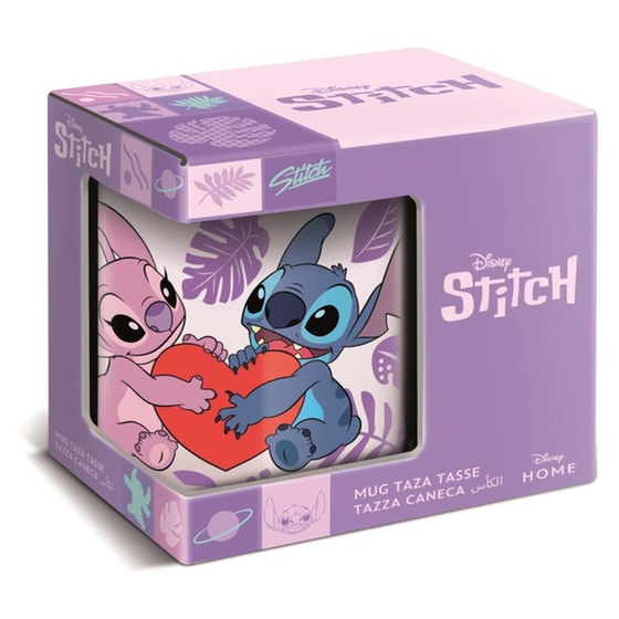 Κούπα Stor Disney Stitch & Angel with Heart - Young Adult Ceramic Mug 325ml image 1