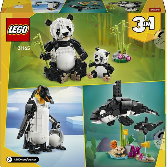 LEGO® Creator 3σε1 Άγρια Ζώα: Οικογένεια Πάντα (31165) image 8