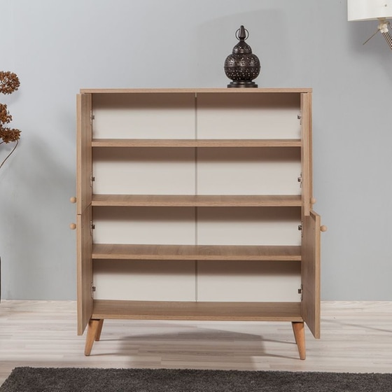 Παπουτσοθηκη 24Mall Piano από Μοριοσανίδα 95x36x111 cm image 3