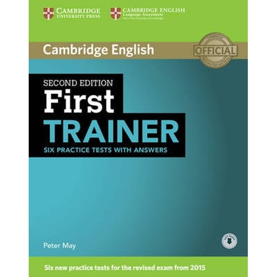 First Trainer Six Practice Tests with Answers with Audio image 0