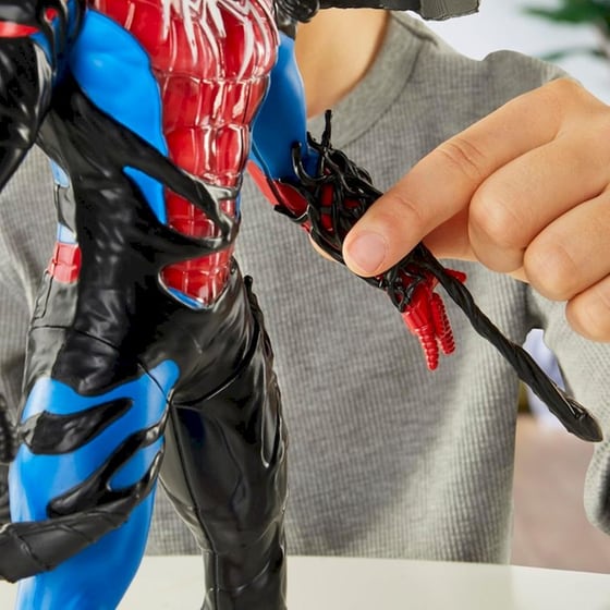 Hasbro Φιγούρα Marvel Spiderman Venomversus Liquid Shifter με Αξεσουάρ (27cm) image 14