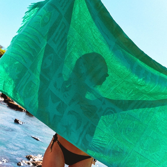Πετσέτα Θαλάσσης SunnyLife x Daimon Downey Luxe 90 x 175 cm - Πράσινη image 9