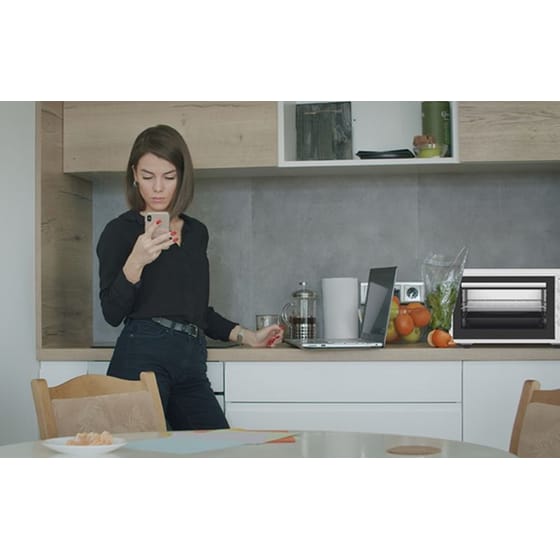 DAVOLINE URBAN CHEF 3700 W 37 Lt Λευκό Ηλεκτρικό Φουρνάκι image 2