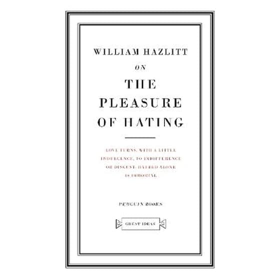 On the Pleasure of Hating image 0