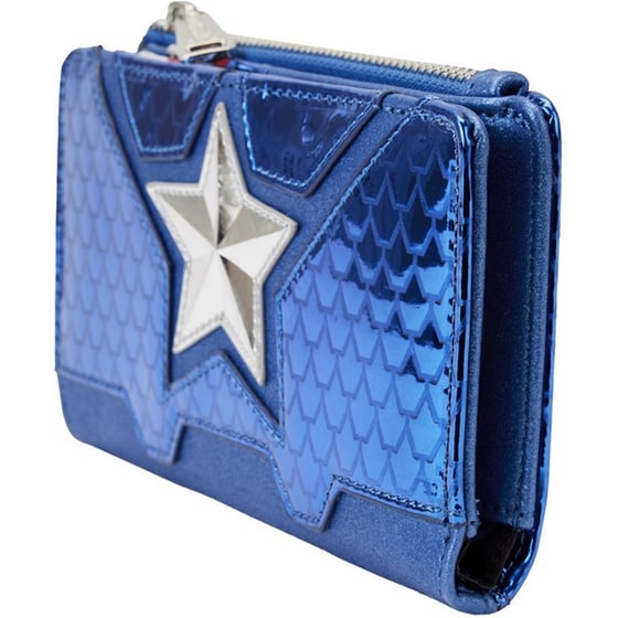 Πορτοφόλι Loungefly - Marvel Captain America - Shine Cosplay Flap Wallet (MVWA0197) image 1