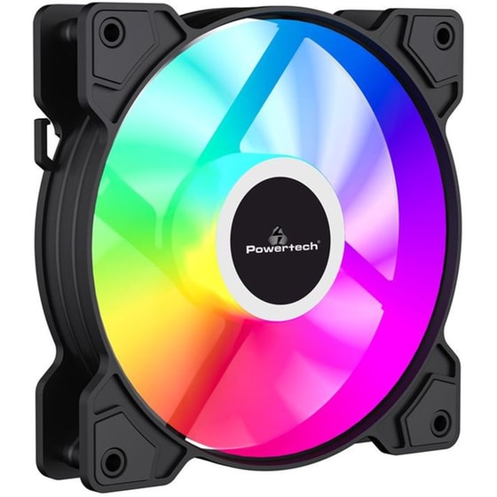 Powertech Ανεμιστήρας Pt-1170 Για Pc, Led Frgb, 120mm, 1200rpm image 1