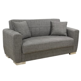 Διθέσιος Καναπές Welhome 151x78cm - Γκρι