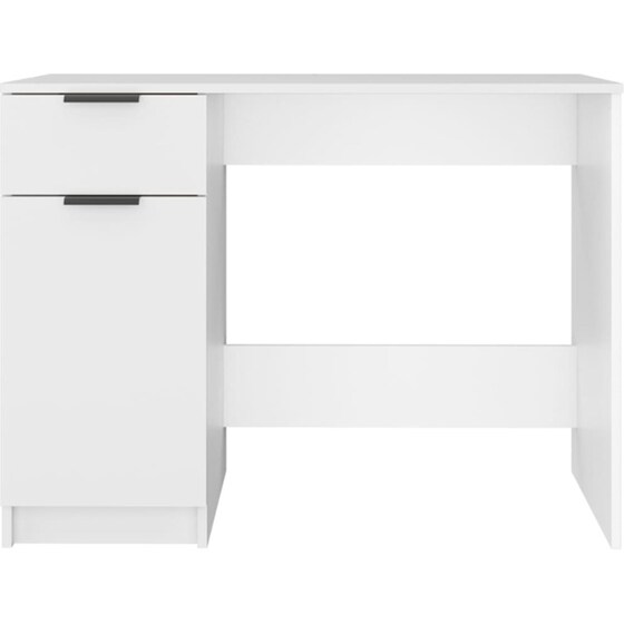 Γραφείο VidaXL από Επεξεργασμένο Ξύλο 100x50x75 cm - Λευκό image 5