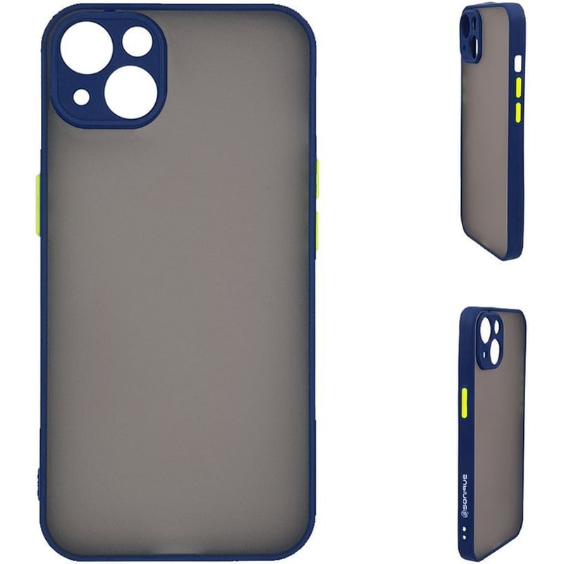Θήκη Apple iPhone 14 Plus - Sonique Color Button Bumper - Μπλε