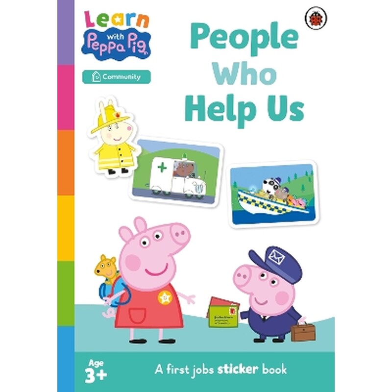 Learn with Peppa: People Who Help Us Sticker activity book