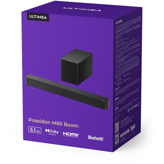 Soundbar Ultimea Poseidon M60 340W 5.1 - Black image 4