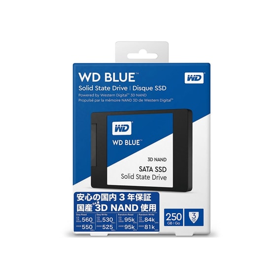 Εσωτερικός δίσκος SSD WD Blue 3D NAND 250GB 2.5" SATA III image 1