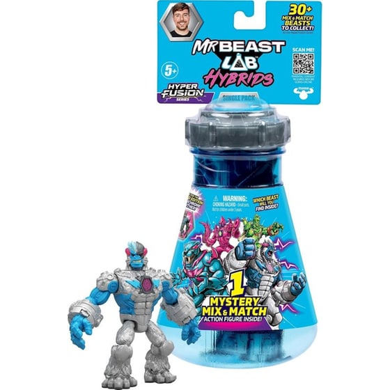 Mr Beast Lab Hybrids Hyper Fusion Mix & Match Giochi Preziosi Φιγούρα Έκπληξη (BTR15000) image 2