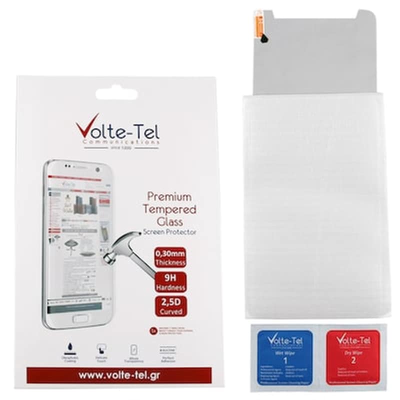 VOLTE-TEL Προστατευτικό οθόνης Universal Universal - Volte-tel Tempered Glass 9H 0.3mm 2.5D Full Glue