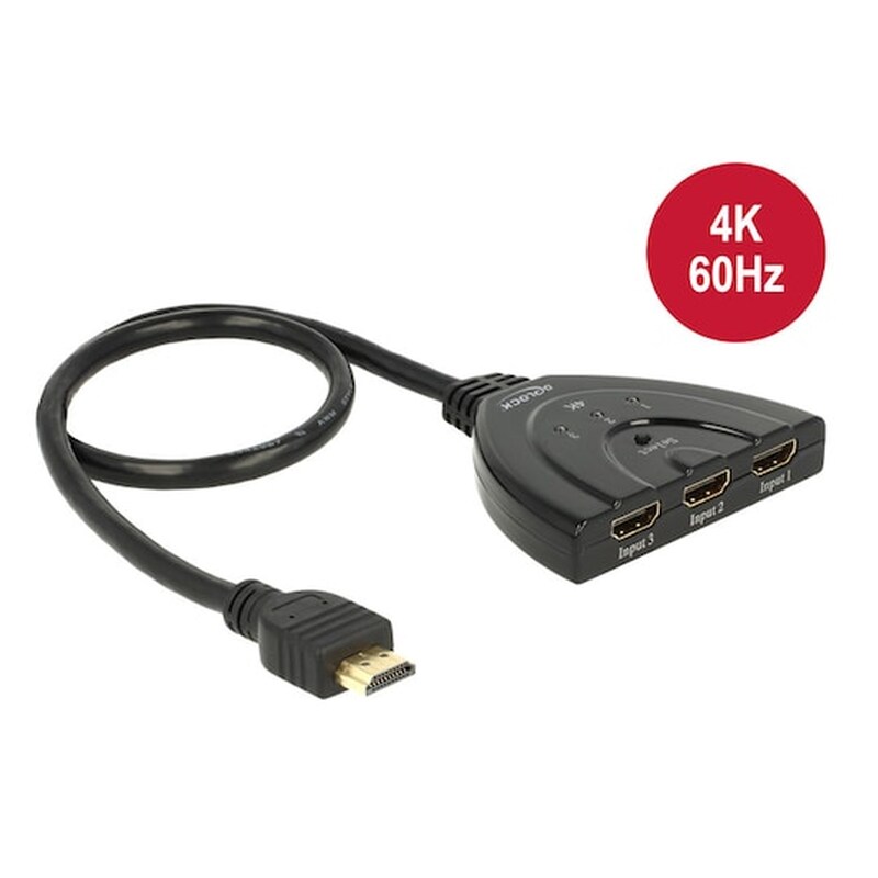 Hdmi Switch Delock 18600 4k 0.50m DELOCK