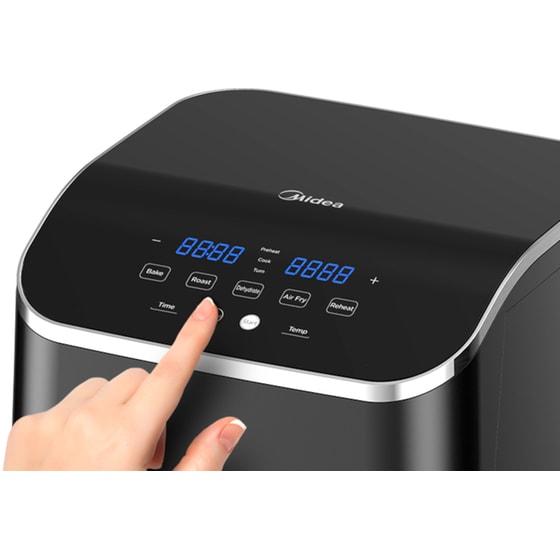 MIDEA MF-CN55D2 με Αποσπώμενο Κάδο 1850 W 5.7 L Μαύρο Φριτέζα Αέρος image 3