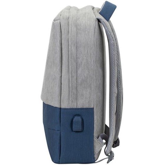 Τσάντα Laptop Rivacase Prater 15.6" - Γκρι/Σκούρο Μπλε image 5
