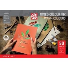 Talens Μπλοκ Mix Θερμών Χρωμάτων 50φυλ. Α4 180 Γρ.