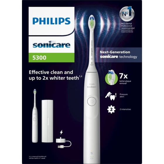 Ηλεκτρική Οδοντόβουρτσα PHILIPS Sonicare 5300 HX7108/02 - Λευκό image 2