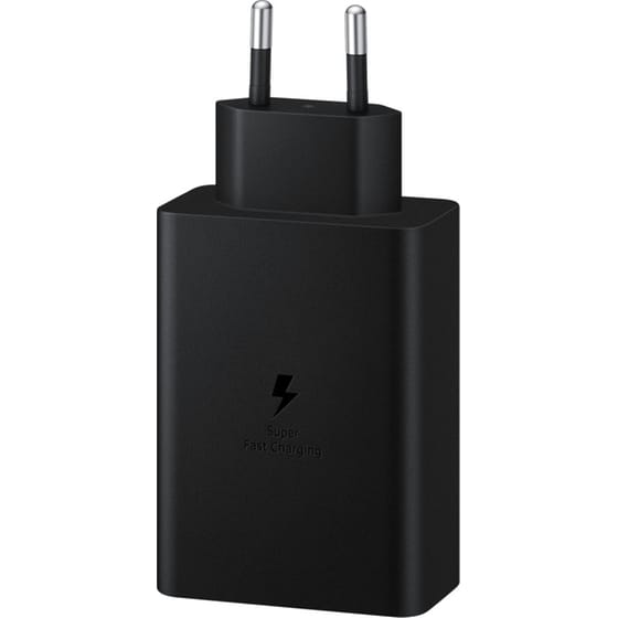 Φορτιστής Πρίζας Samsung Trio Super Fast 3ports Usb,2x Usb-C 65W - Black image 1