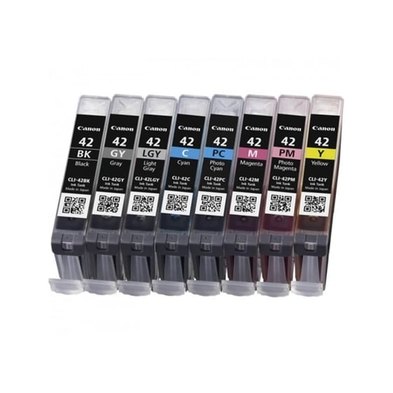 Canon CLI-42 Πολλαπλό Πακέτο 8 Μελανιών Εκτυπωτή 6384B010 image 1
