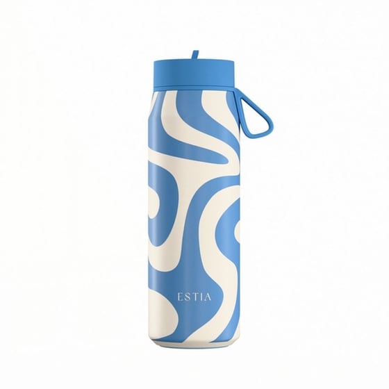 Μπουκάλι Θερμός Estia Pulse Save The Aegean Ocean Waves 500 ml image 0