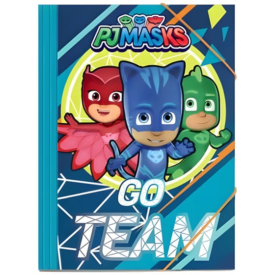 Φάκελος Πρεσπάν Διακάκης με Λάστιχο A4 Pj Masks image 0
